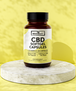 CBD Softgel 20mg Capsules Vitamin D 1200mg (60 Capsules)